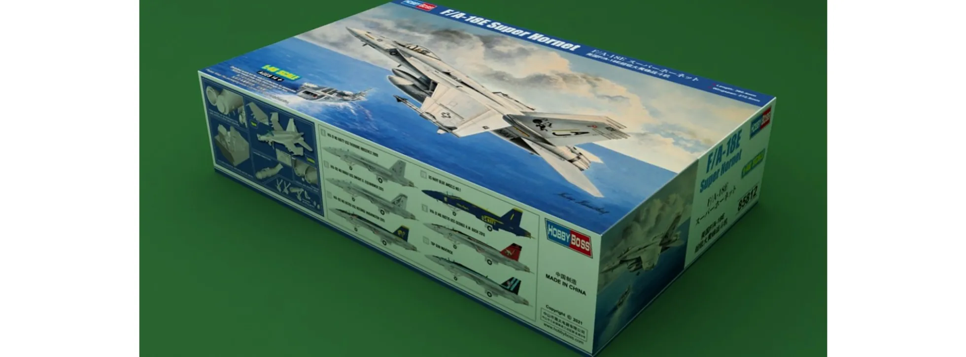 HobbyBoss 85812 FA18E Super Hornet | Flugzeug Bausatz 1:48
