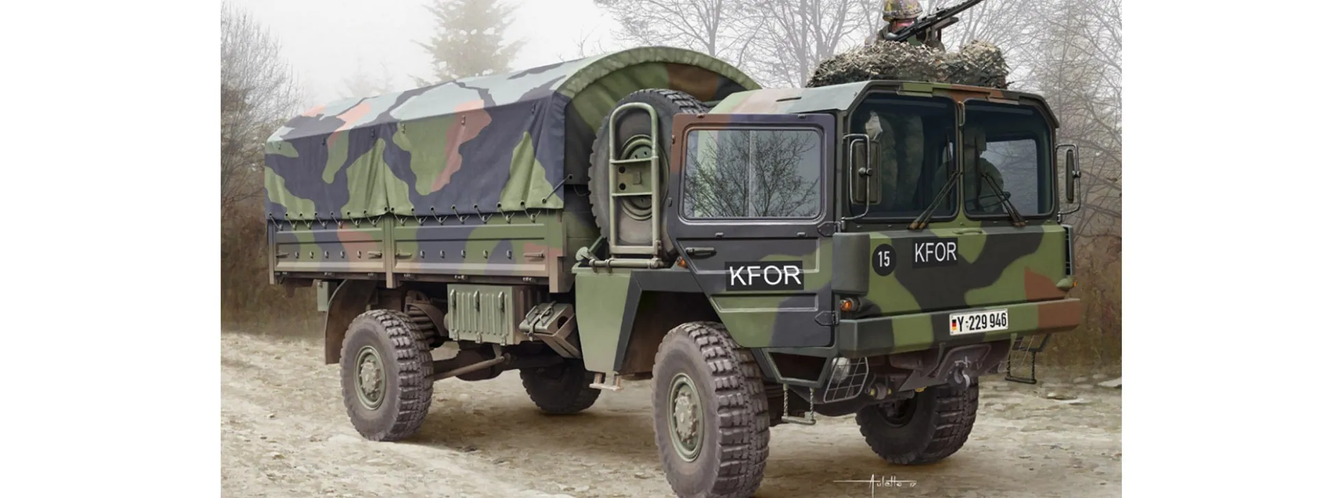HobbyBoss 85507 MAN 5t mil gl Bundeswehr | LKW Bausatz 1:35