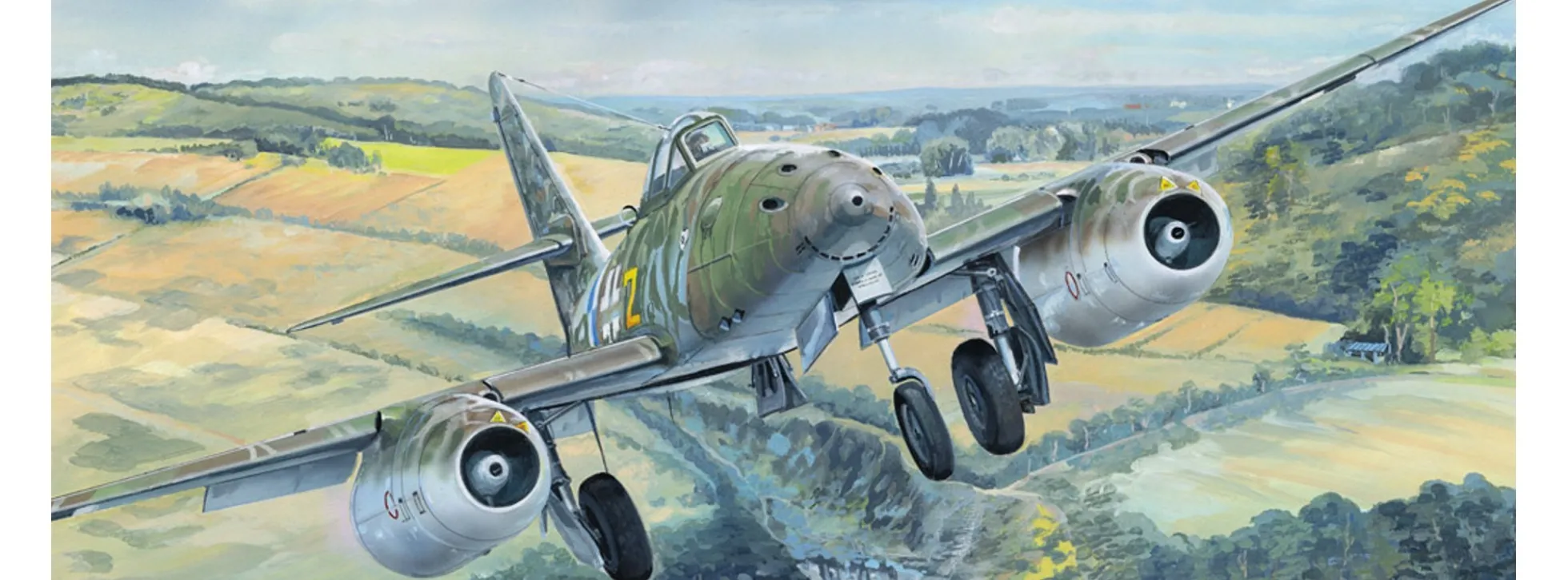 HobbyBoss 81805 Messerschmitt Me262 A-1a Schwalbe | Flugzeug Bausatz 1:18