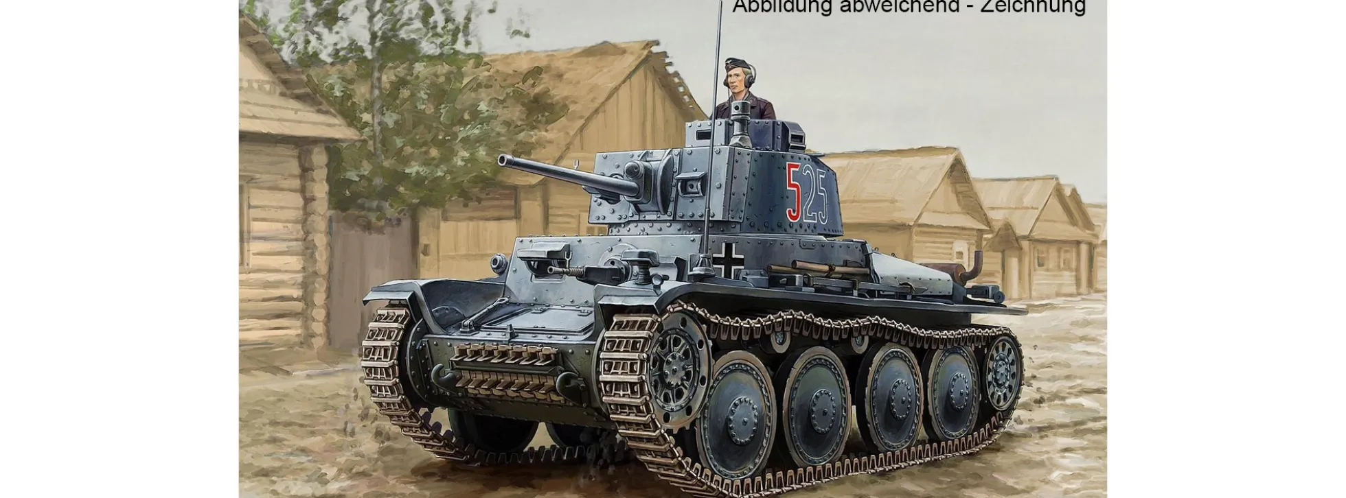 HobbyBoss 82603 Pzkpfw. 38(t) Ausf. E/E | Militär Bausatz 1:16