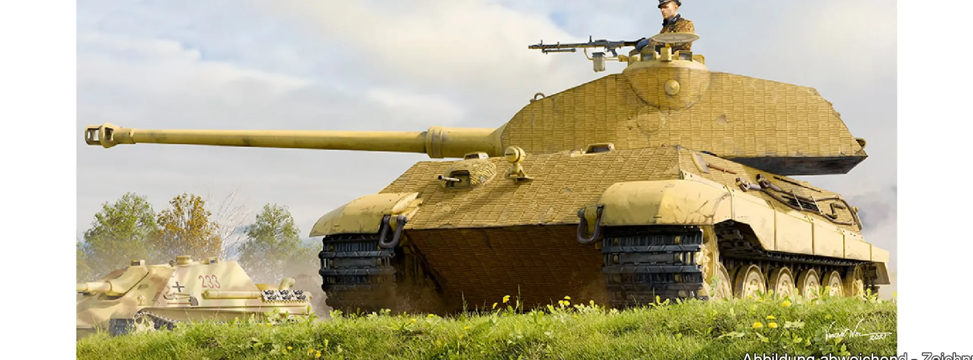 HobbyBoss 84558 Pz. Kpfw VI Sd. KFZ 182 Tiger II | Panzer Bausatz 1:35