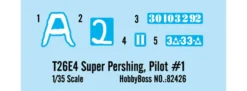 HobbyBoss 82426 T26E4 Super Pershing Pilot #1 | Militär Bausatz 1:35