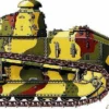 HäT 8114 Renault FT 17 | mit Hotchkiss Maschinengewehr | 2 Stück | Panzer Bausatz 1:72