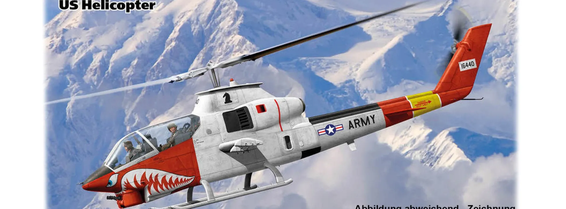 ICM 32063 AH-1G Arctic Cobra | US Helicopter Modell Bausatz 1:32