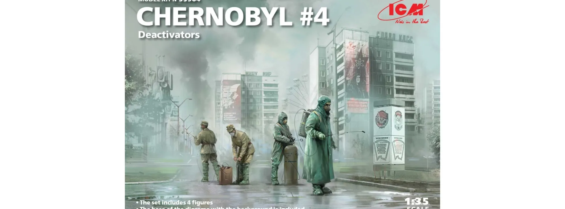 ICM 35904 Chernobyl Nr.4 | Deactivators Figuren | Bausatz 1:35