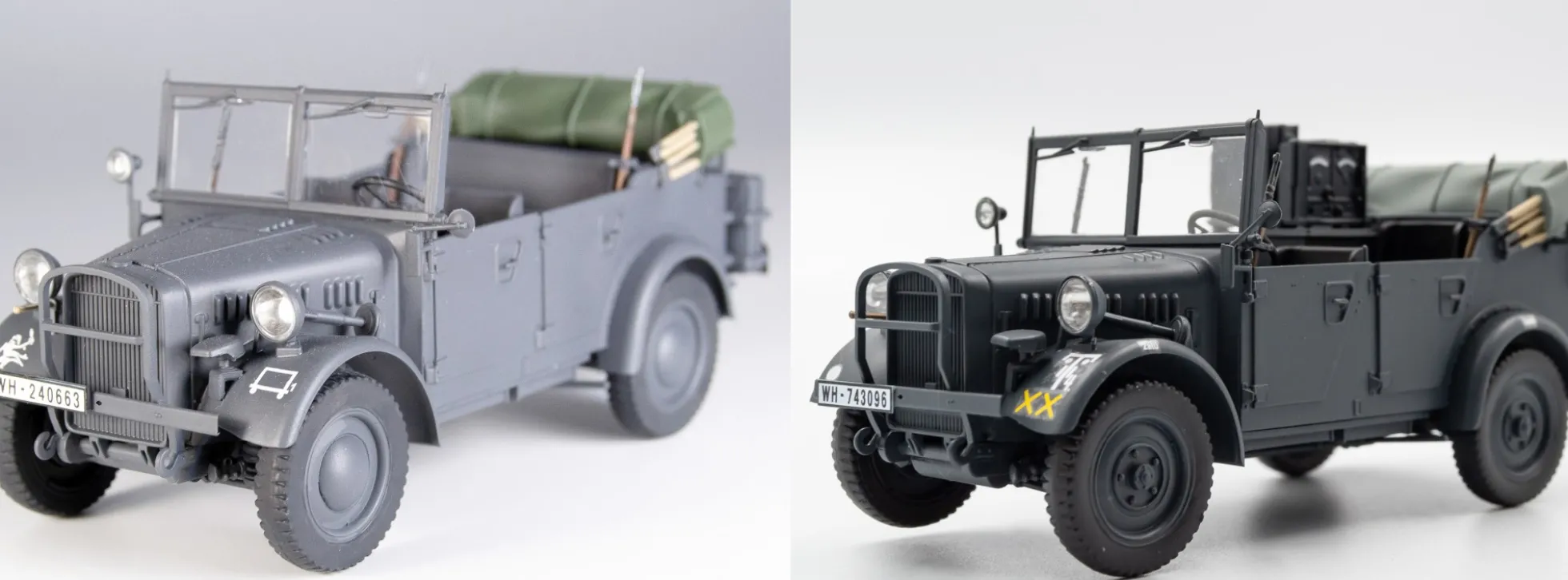 ICM DS3513 Wehrmacht le. gl. Einheits-Pkw | 3 Stück | Militär Bausatz 1:35