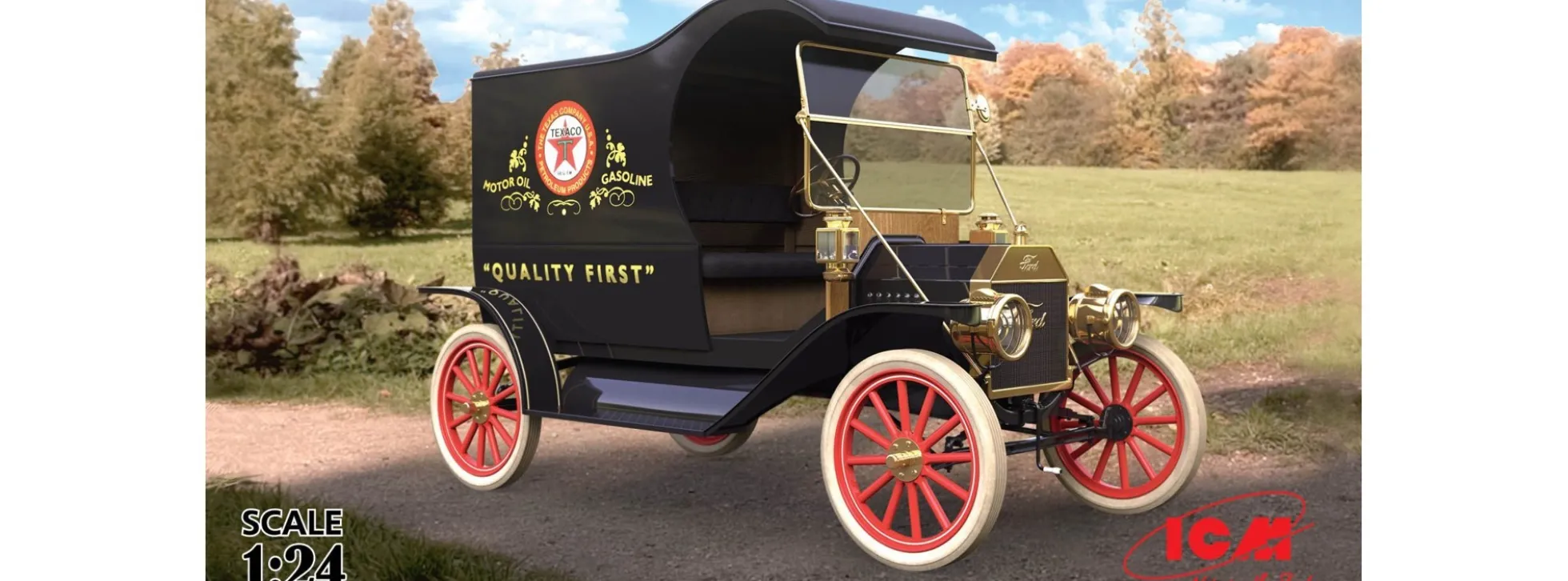 ICM 24008 Ford Model T 1912 Lieferwagen | Auto Bausatz 1:24