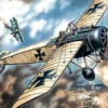 ICM 72121 German Fighter WWI Pfalz E.IV | Flugzeug Bausatz 1:72