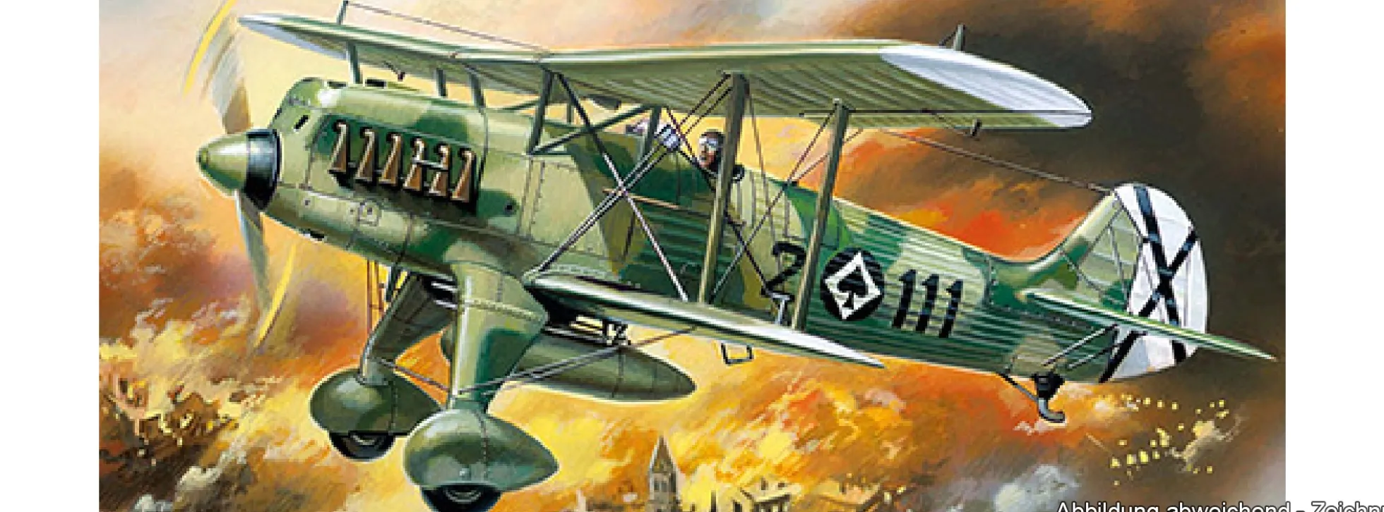 ICM 72191 Heinkel He 51 B-1 | Flugzeug Bausatz 1:72