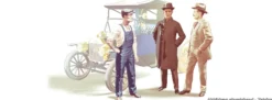 ICM 24003 Henry Ford und Co. | 3 Stück | Figuren Bausatz 1:24