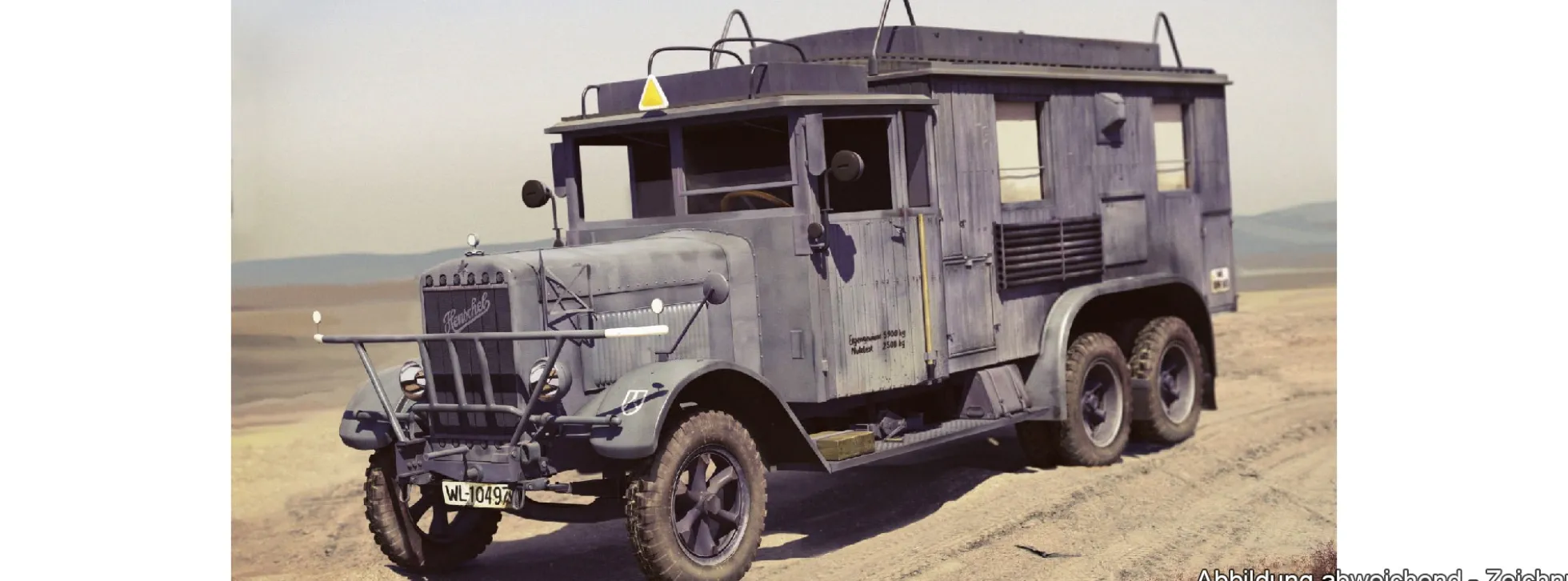 ICM 35467 Henschel 33 D1 Kfz. 72 | LKW Bausatz 1:35
