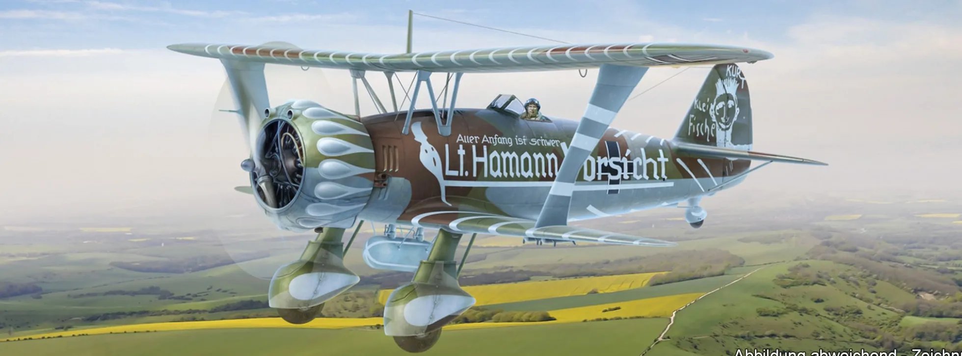 ICM 32014 Henschel Hs 123A-1 | Flugzeug Bausatz 1:32