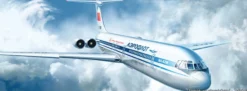 ICM 14405 Ilyushin-62M Sowjetisches Passagierflugzeug | Flugzeug Bausatz 1:144