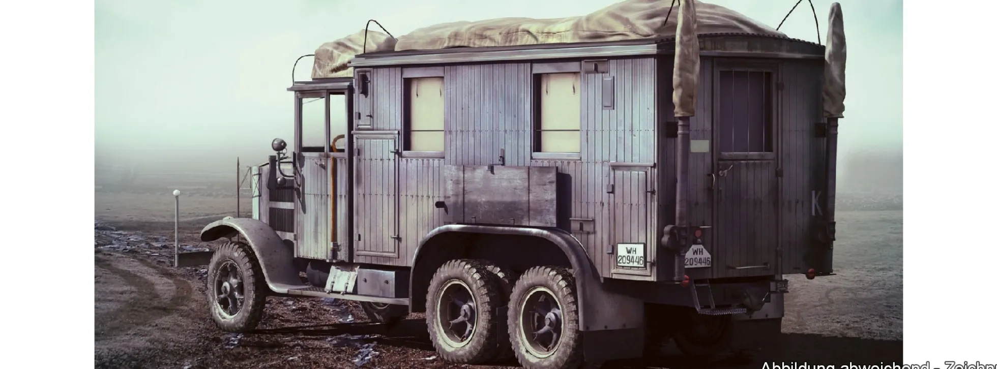 ICM 35462 Krupp L3H163 Kfz. 72 | LKW Bausatz 1:35