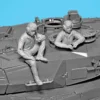 ICM 35757 Leopard 2 Panzer Besatzung Ukraine | 5 Stück | Soldaten Bausatz 1:35