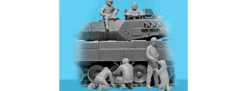 ICM 35757 Leopard 2 Panzer Besatzung Ukraine | 5 Stück | Soldaten Bausatz 1:35