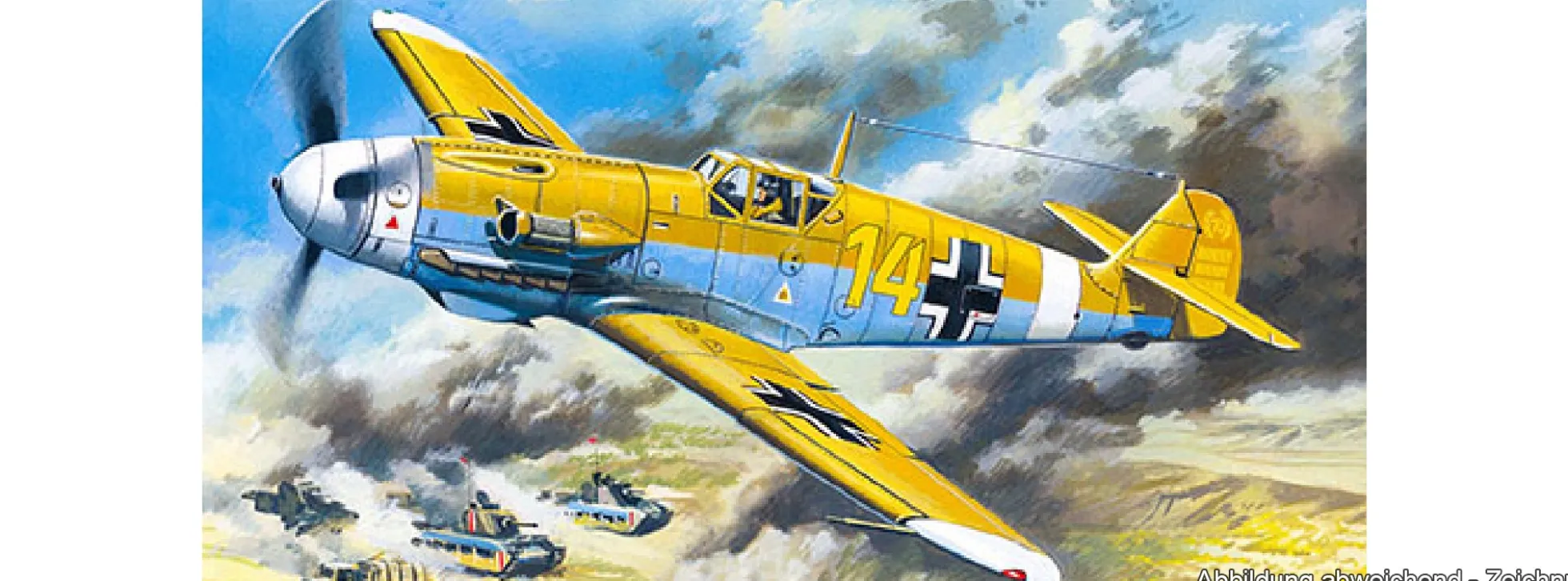 ICM 48105 Messerschmitt Bf 109F-4Z/Trop | Flugzeug Bausatz 1:48