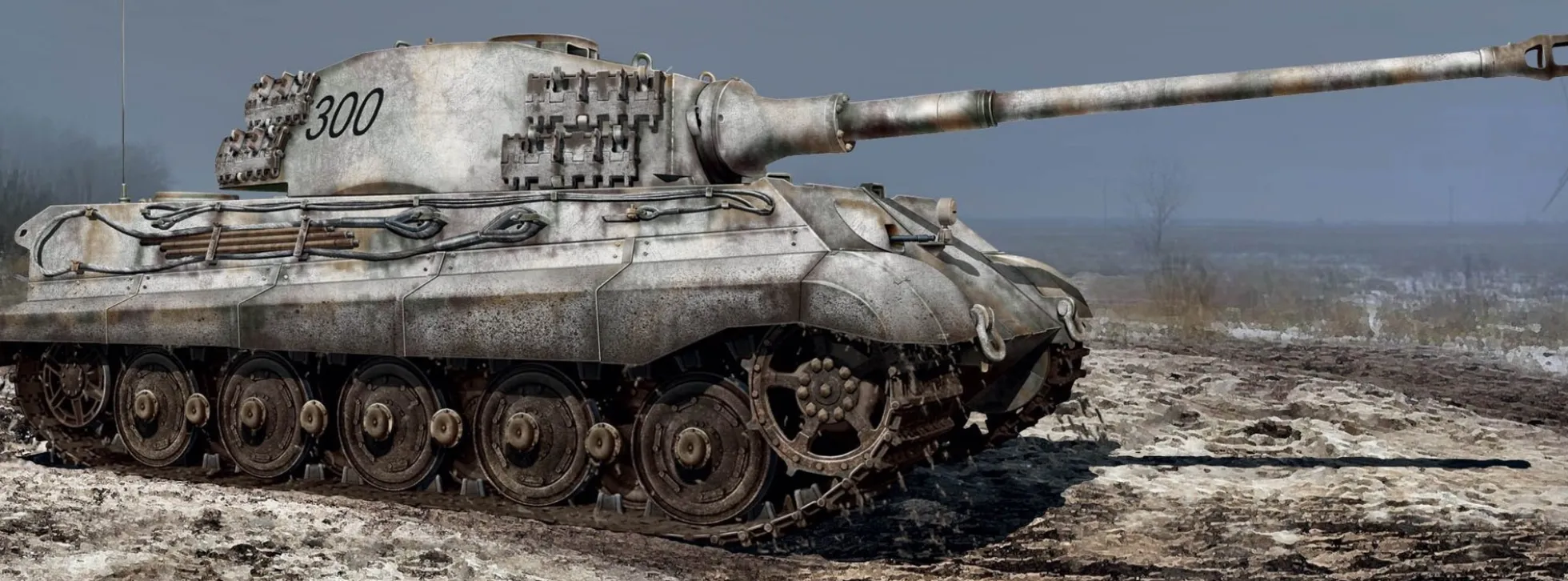 ICM 35363 Pz.Kpfw.VI Ausf.B Königstiger Henschel | Panzer Bausatz 1:35