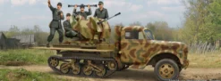 ICM 35407 Sd. Kfz. 3b mit 2 cm Flak 38 und Besatzung | Militär Bausatz 1:35