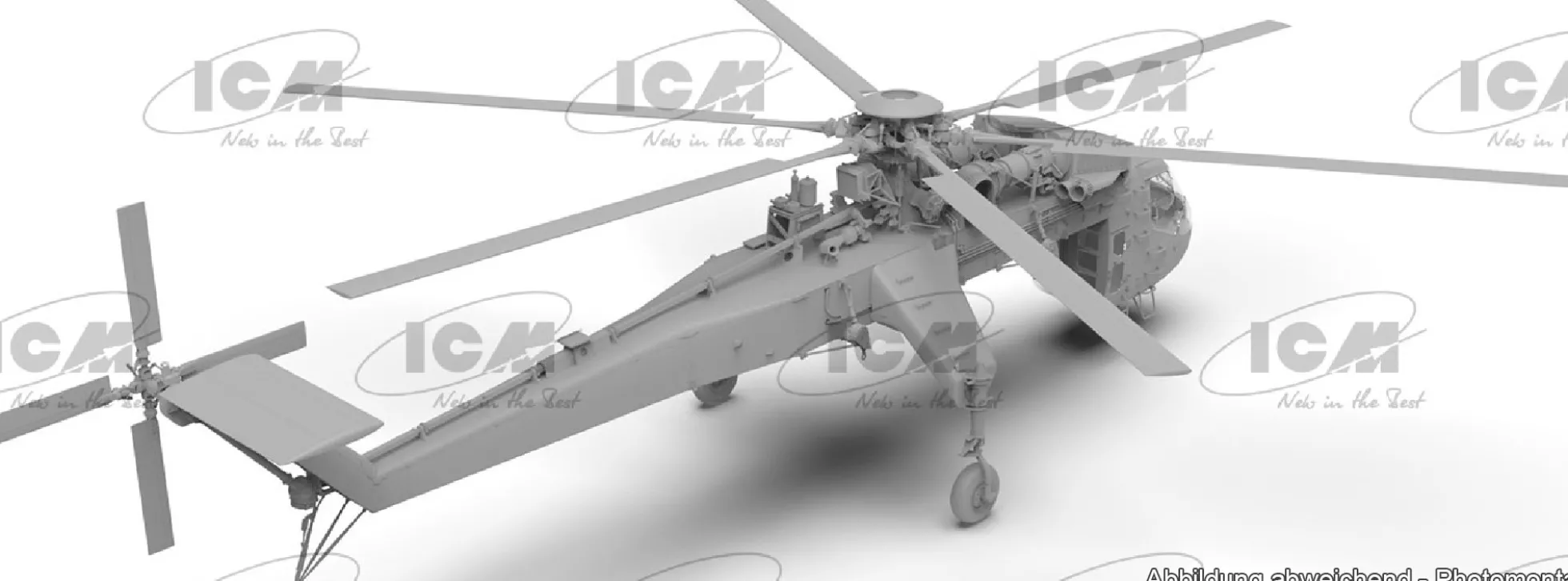 ICM 53054 Sikorsky CH-54A Tarhe | Helikopter Bausatz 1:35