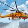 ICM 53060 Sikorsky S-64E Löschhubschrauber | Hubschrauber Bausatz 1:35