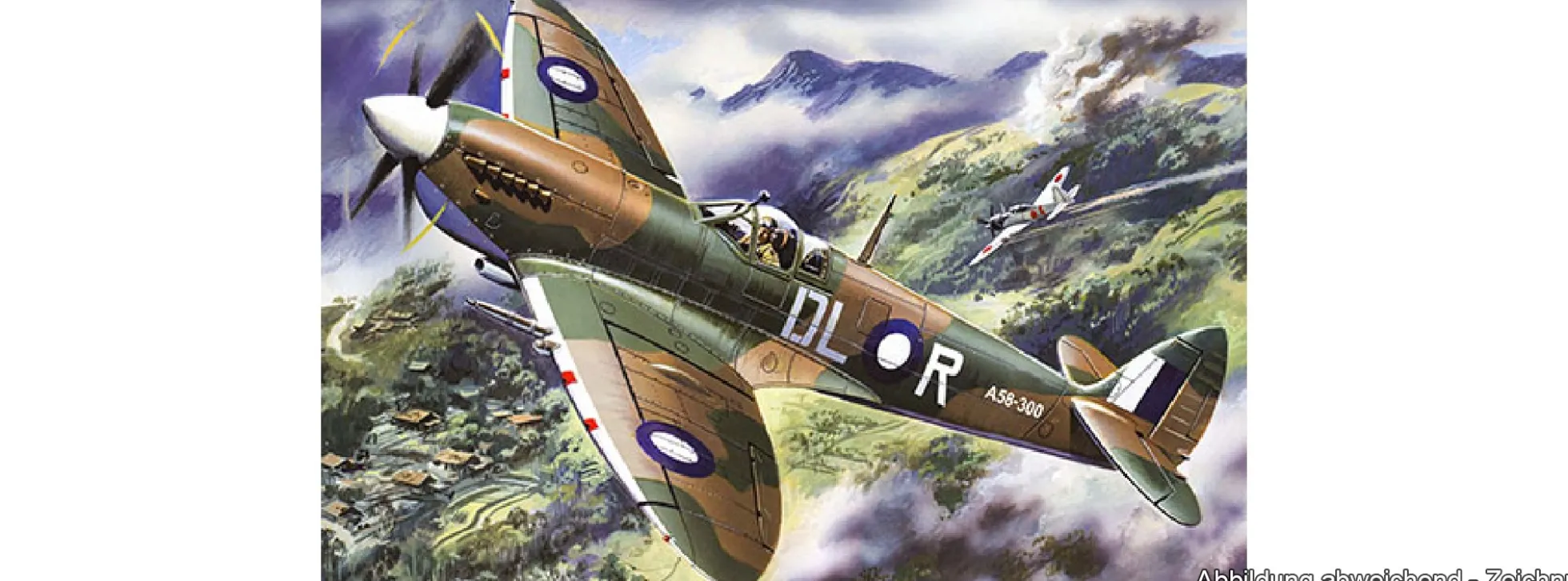 ICM 48067 Spitfire Mk.VIII WWII Britischer Jäger | Flugzeug Bausatz 1:48
