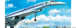 ICM 14402 Tupolev-144D Sowjetisches Überschall-Passagierflugzeug | Flugzeug Bausatz 1:144