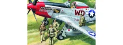 ICM 48083 USAF Piloten und Bodenpersonal | Militär Bausatz 1:48