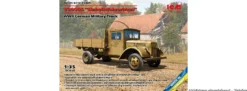 ICM 35409 V3000S Einheitsfahrerhaus Deutscher Militär Truck | LKW-Bausatz 1:35