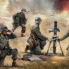 ICM 35715 WW2 Deutscher Mörser GrW 34 Mit Besatzung | 4 Figuren | Geschütz Bausatz 1:35