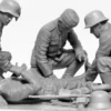 ICM 35620 WWII Deutsches Militärisches Sanitätspersonal | 4 Stück | Figuren Bausatz 1:35