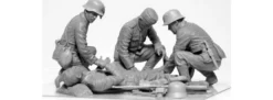 ICM 35620 WWII Deutsches Militärisches Sanitätspersonal | 4 Stück | Figuren Bausatz 1:35