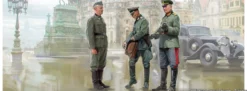 ICM 24020 WWII Wehrmachtsoffiziere und General | 3 Stück | Figuren Bausatz 1:24