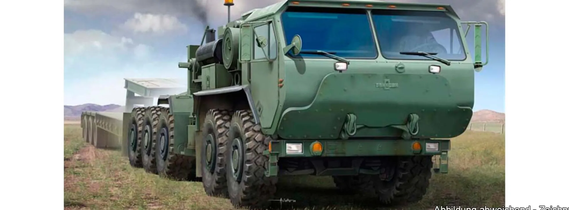 ILOVEKIT 63549 Oshkosh LVSR MKR16 Tractor | Militärtruck Bausatz 1:35