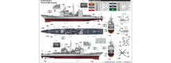 ILOVEKIT 62012 USS Mobile Bay CG-53 | Schiff Bausatz 1:200
