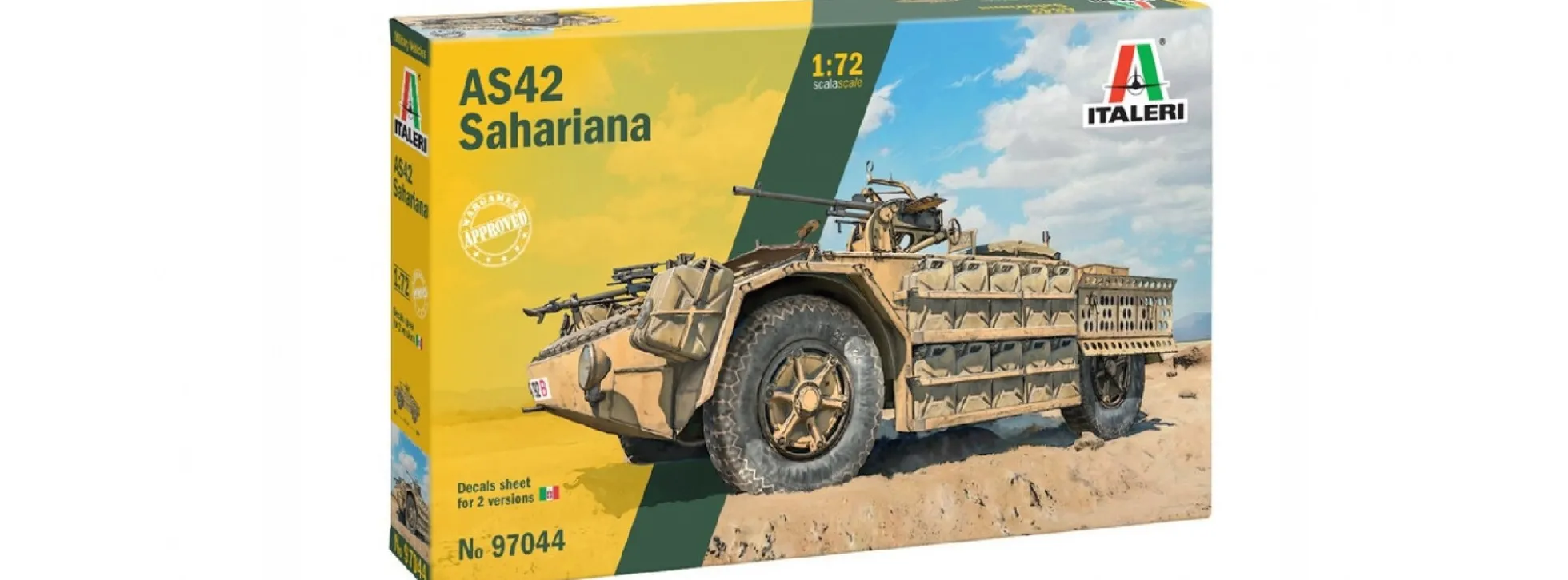ITALERI 97044 AS 42 Sahariana | Radpanzer Bausatz 1:72