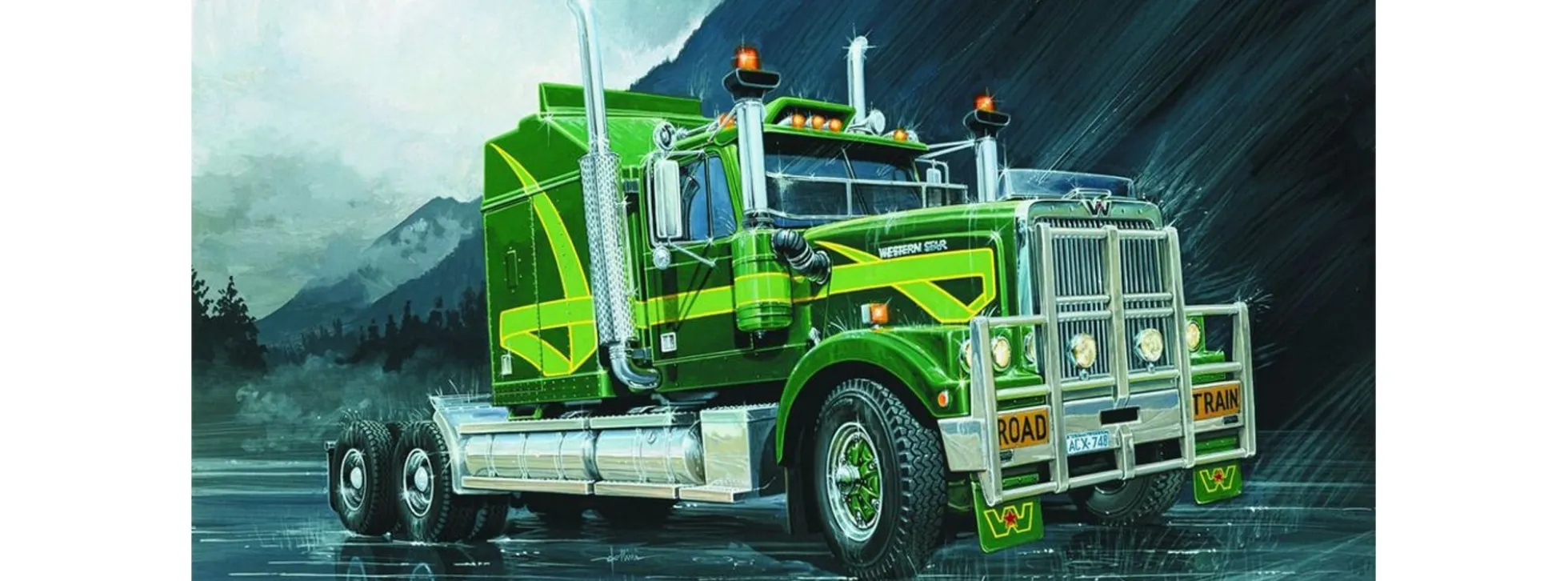 ITALERI 0719 Australian Truck Solo-Zugmaschine Bausatz 1:24