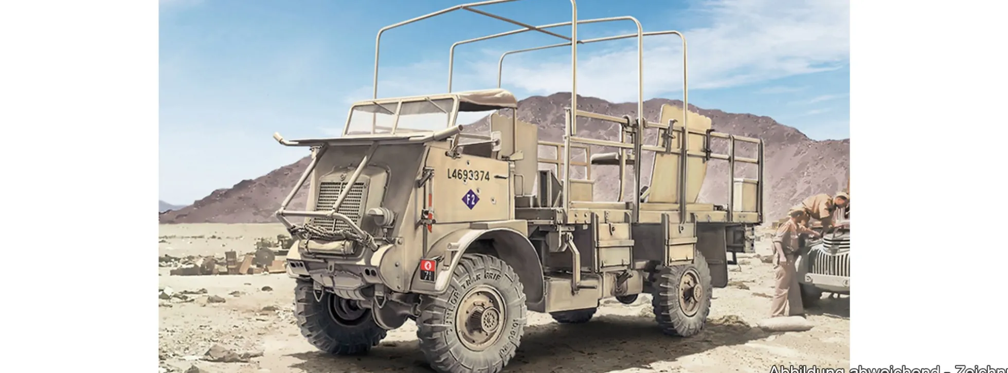 ITALERI 241 Bedford QL Mittlerer Truck | Militär Bausatz 1:35