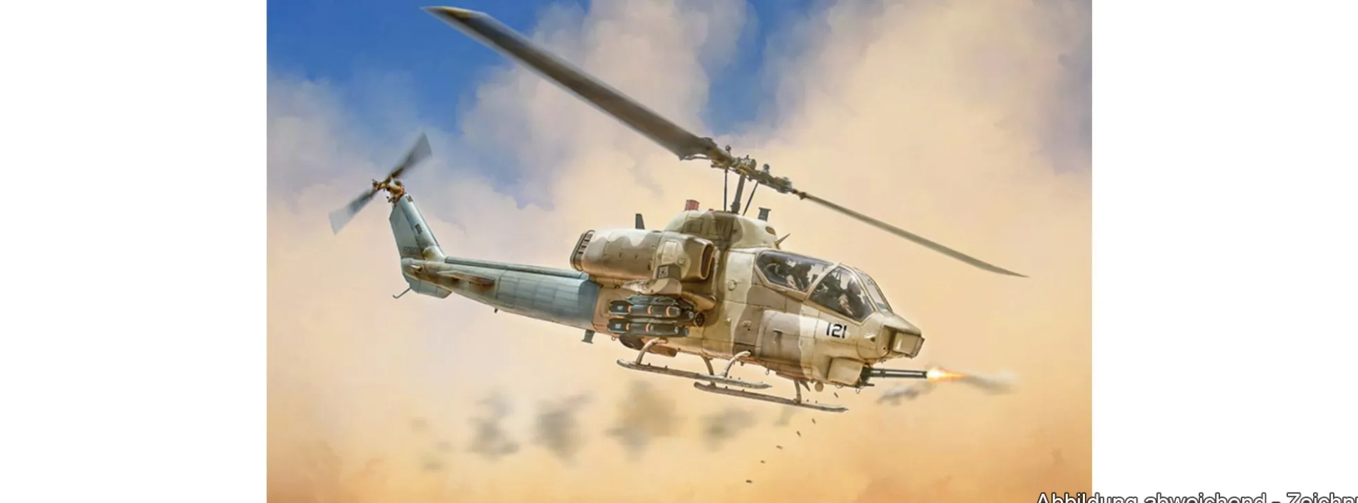 ITALERI 90160 Bell AH-1W Super Cobra | Hubschrauber Bausatz 1:72