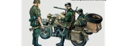 ITALERI 315 BMW R75 mit Beiwagen | Motorrad Bausatz 1:35