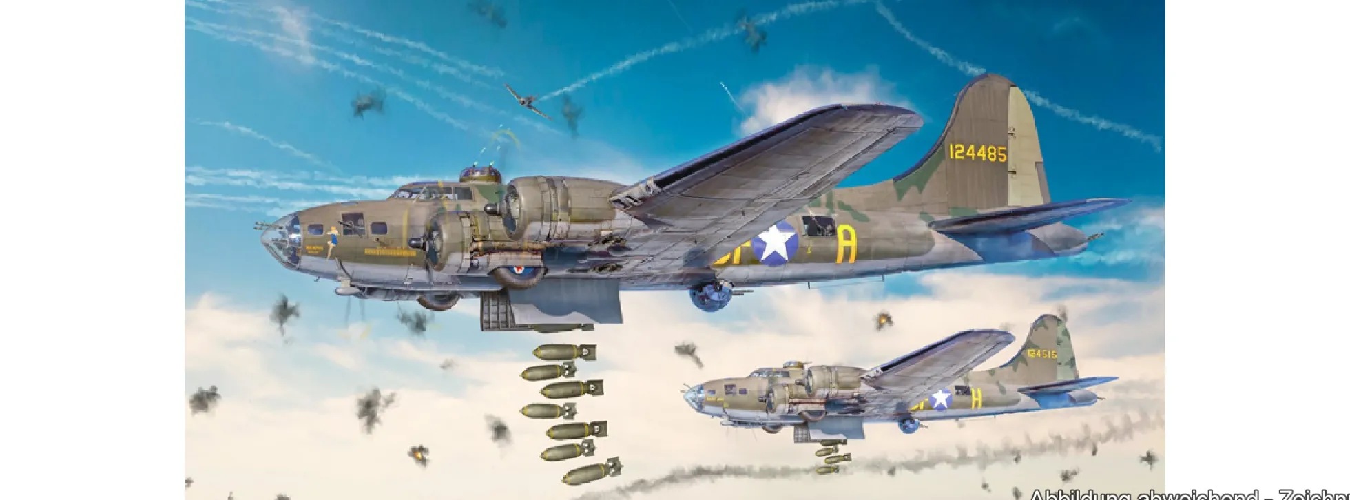 ITALERI 1487 Boeing B-17F Flying Fortress | Flugzeug Bausatz 1:72