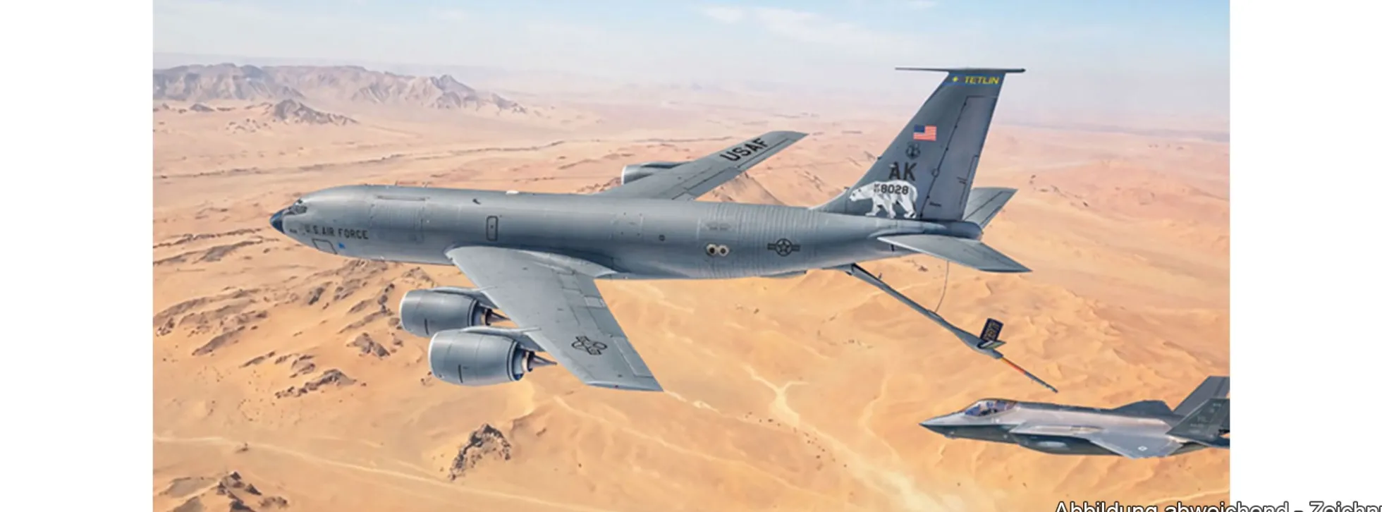 ITALERI 91281 Boeing KC-135R/FR Stratotanker | Flugzeug Bausatz 1:72