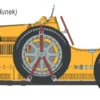 ITALERI 4716 Bugatti 35B T.F1929/Mon.1930 | Auto Bausatz 1:12