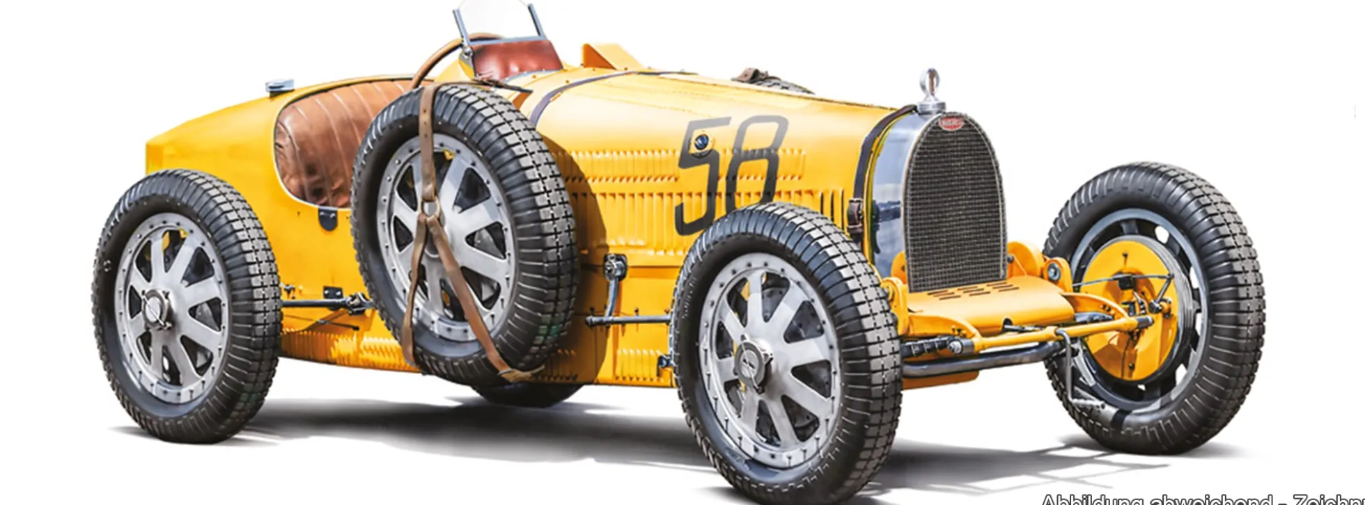 ITALERI 4716 Bugatti 35B T.F1929/Mon.1930 | Auto Bausatz 1:12
