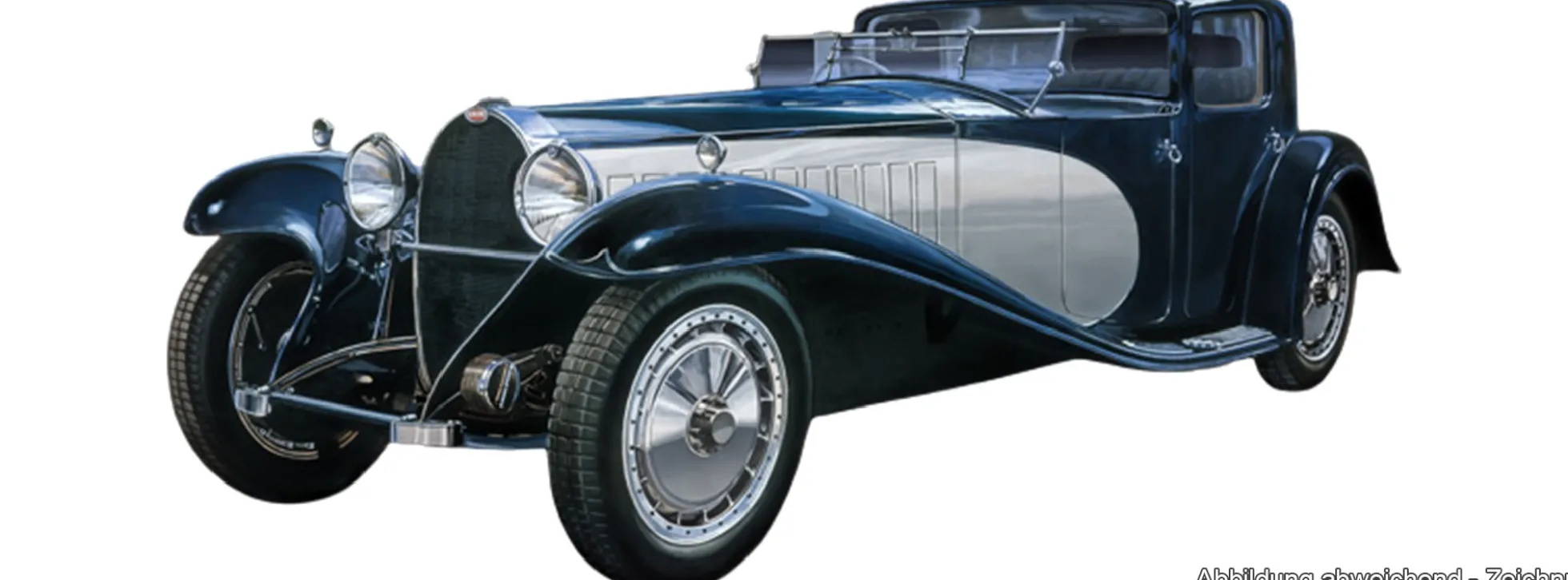 ITALERI 13705 Bugatti Type 41 Royal Coupe Napoleon Sportwagen | Auto Bausatz 1:24