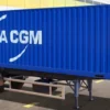 ITALERI 3951 Container Auflieger 40Ft | LKW Auflieger Bausatz 1:24