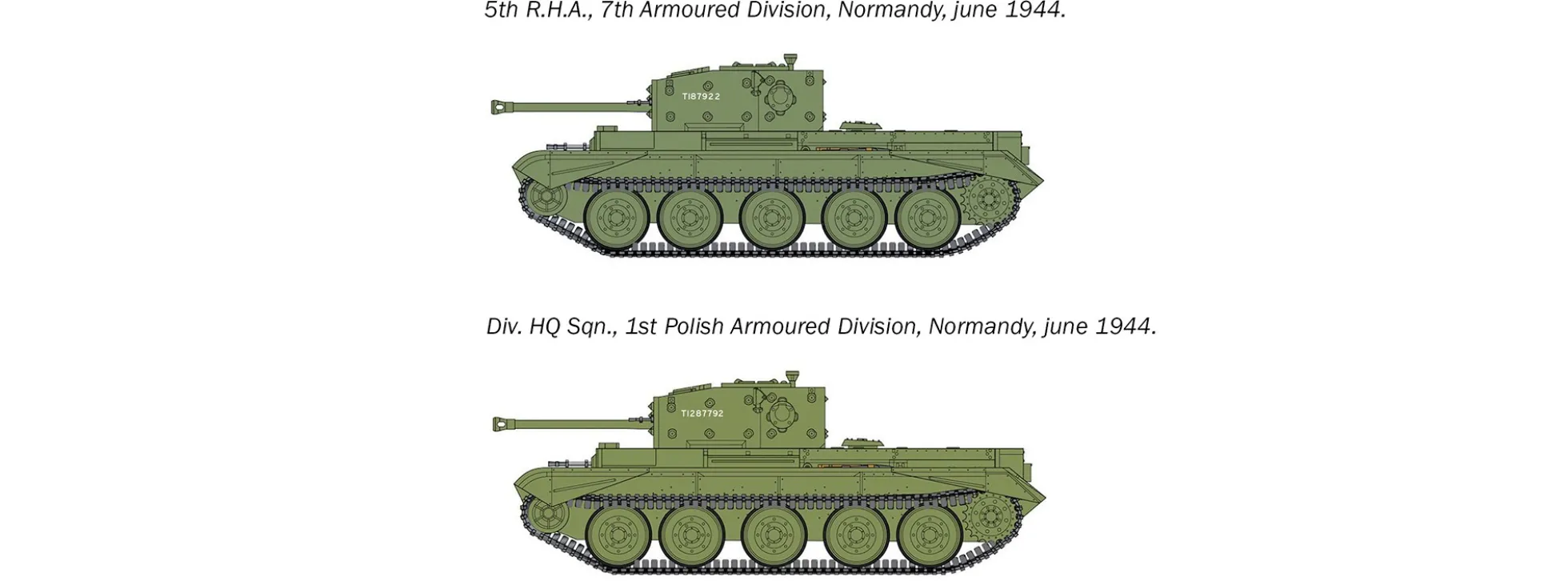 ITALERI 25754 Cromwell MK. IV | Panzer Bausatz 1:56