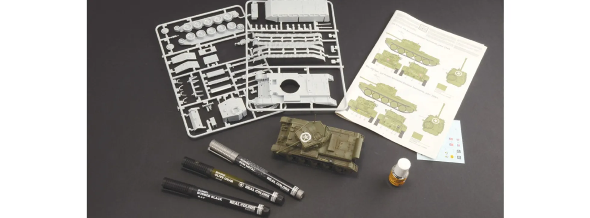 ITALERI 75004 Cromwell Mk. IV | Starter Set | Militär Bausatz 1:56