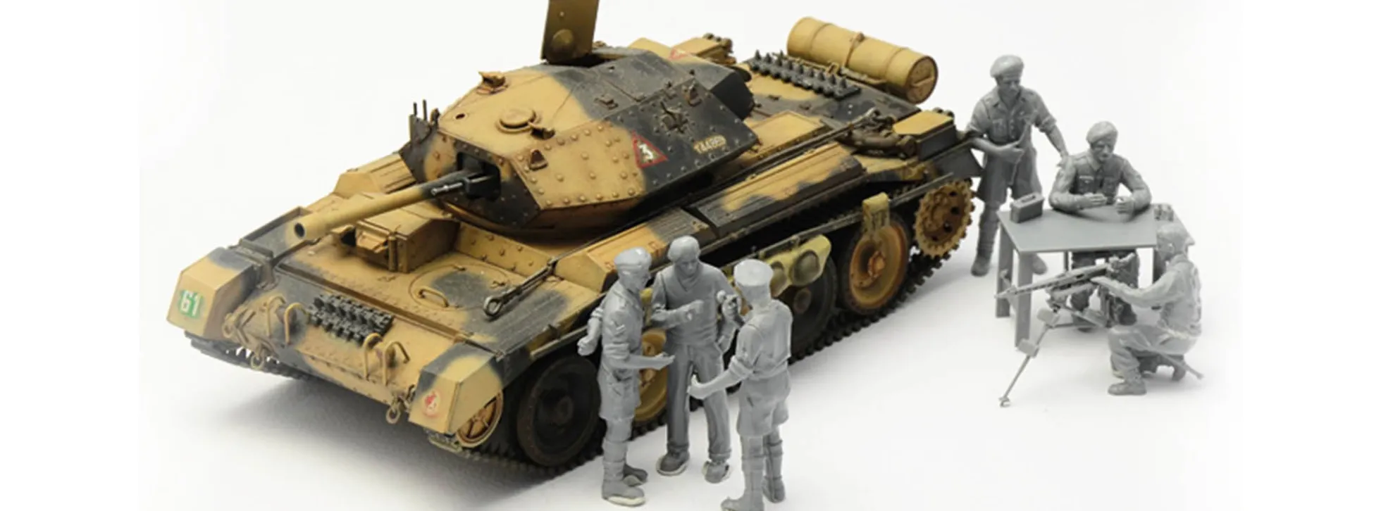 ITALERI 6592 Crusader MkIII mit Besatzung | Militär Bausatz 1:35