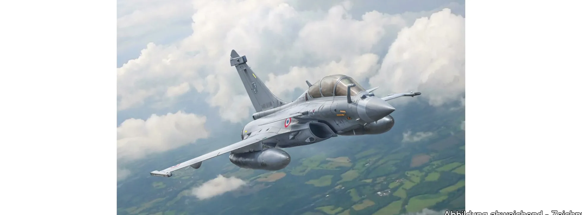 ITALERI 90092 Dassault Aviation Rafale B | Flugzeug Bausatz 1:72